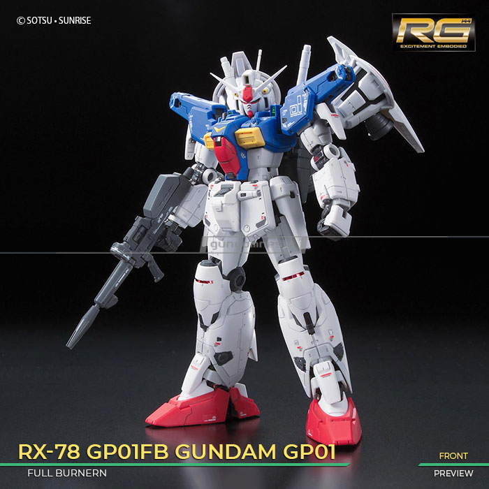 [RG] RX-78GP01Fb Gundam GP01 Full Burnern | GundamNesia