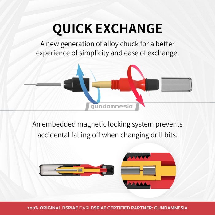 DSPIAE PT-HD 3.175mm General Purpose Hand Drill Set Bor Tangan Manual Ekonomis + Mata Bor 0.5mm 0.8mm 1.0mm 1.5mm 2.0mm