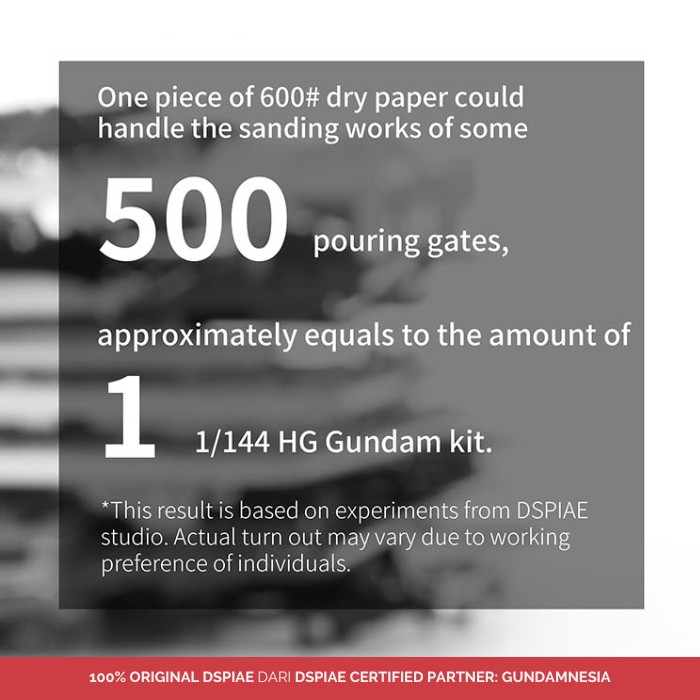 DSPIAE XSP-S01 Composite Adhesive Sandpaper Set Set Papan + Amplas Kertas 120pcs Grit 400 600 800 1000 1200 1500