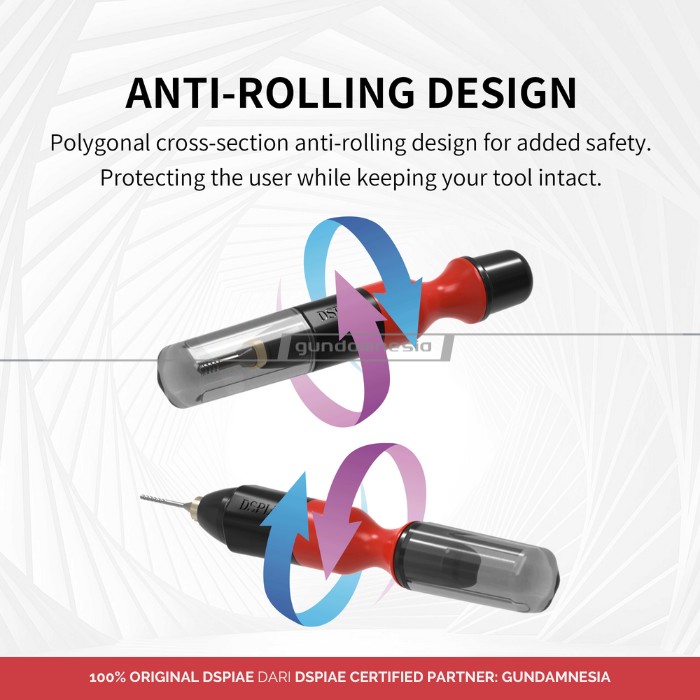 DSPIAE PT-HD 3.175mm General Purpose Hand Drill Set Bor Tangan Manual Ekonomis + Mata Bor 0.5mm 0.8mm 1.0mm 1.5mm 2.0mm