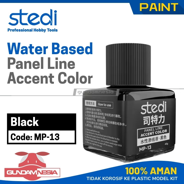 Stedi Water Based Panel Line - Black (MP-13)