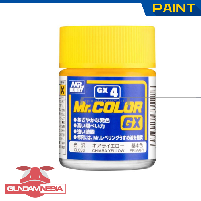 Mr. Hobby - Mr Color GX GX-4 Chiara Yellow Gloss 18ml