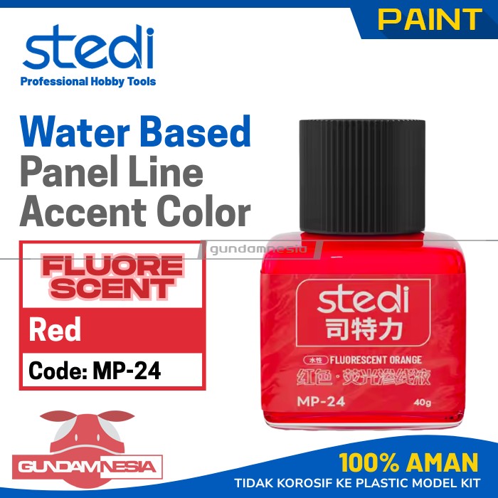 Stedi Water Based Fluorescent Panel Line – Red Fluorescent (MP-24)